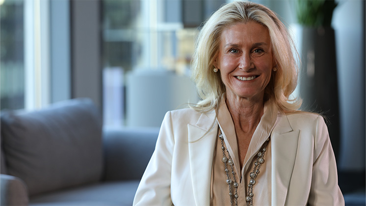 Roxanne Gorman from Perpetual Private seated discussing the 2023 Federal Budget outcomes